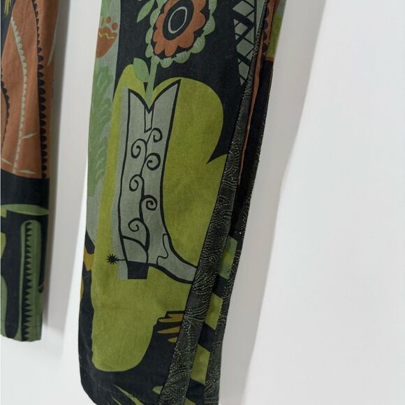 Custo Barcelona Printed Pants in Multi | Size 40 (Medium) - Picture 4 of 9